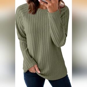 Olive Green Women's Sweater